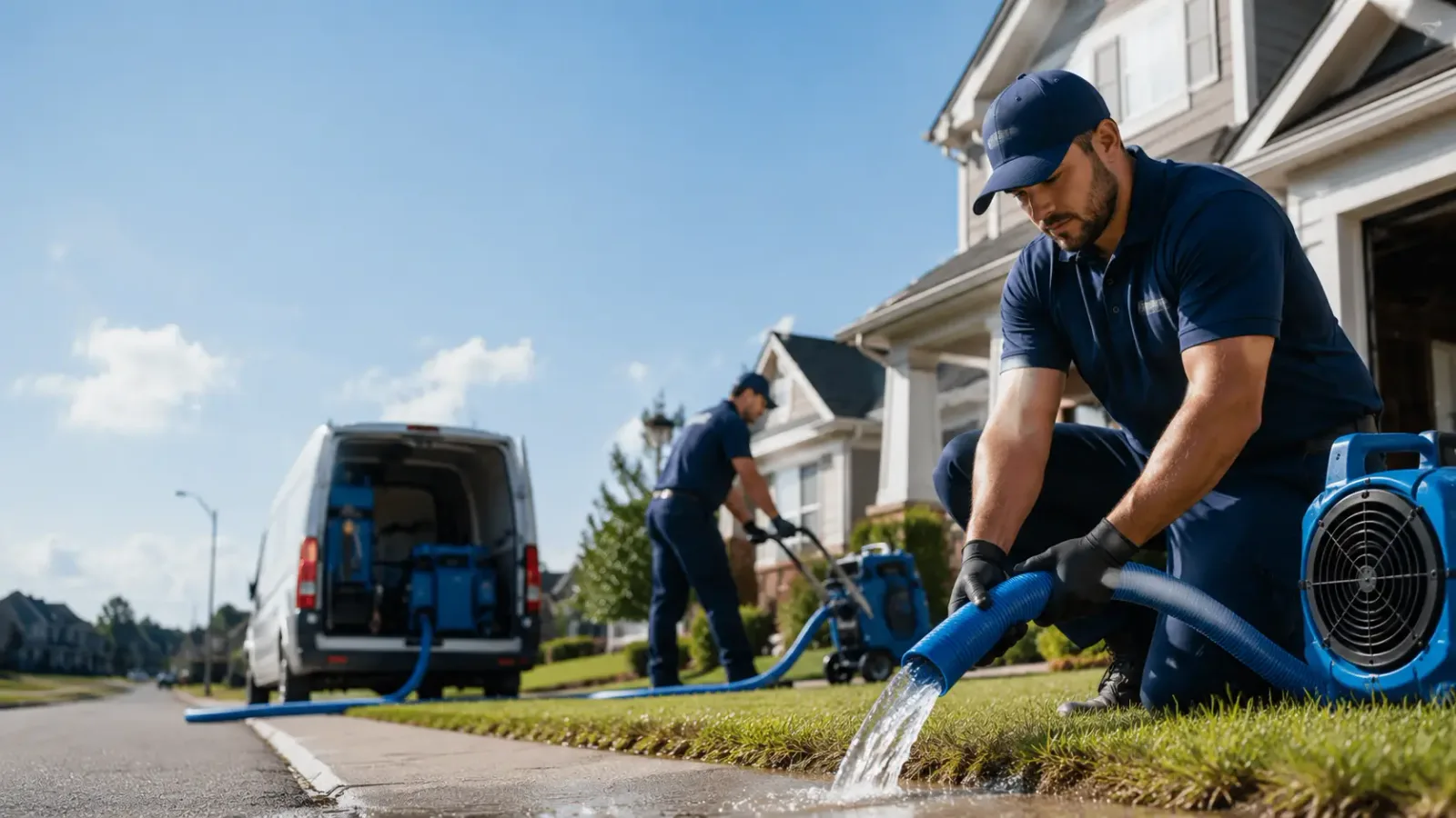 Flood Damage Restoration in De Graff, OH